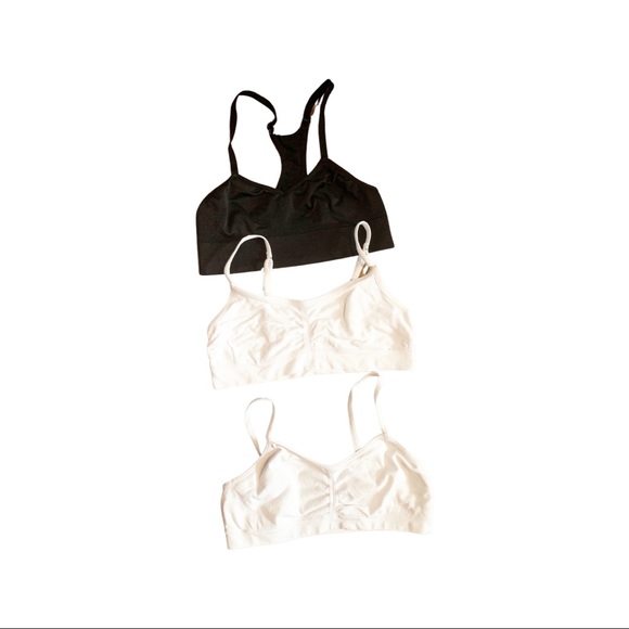 Set of 3 Girls Sports Bras - Picture 1 of 5